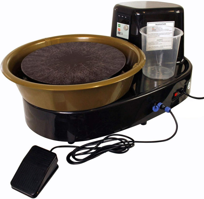Airgoo Töpferscheibe Ceramics Clay Machine Pottery Wheel AG-60 250W Elektrische Maschine mit Indepen