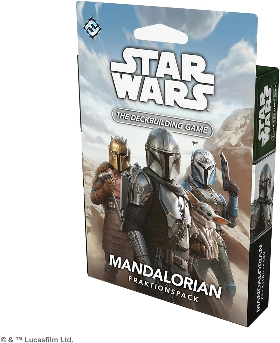 Asmodee, Star Wars: The Deckbuilding Game – Mandalorian, Fraktionspack-Erweiterung, FFG, Kennerspiel