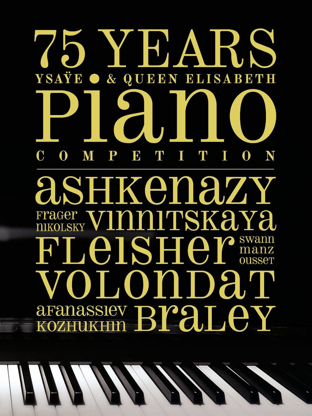75 Years Ysaye & Queen Elizabeth Piano Competition, Audio-CD
