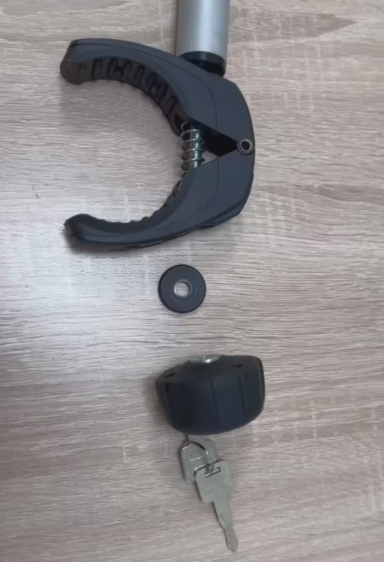 Rahmenhalter für Heck-Träger – Aluminium, Haltearm für 2. Fahrrad, Rahmenhalter Rohr-Länge 32 cm, fü
