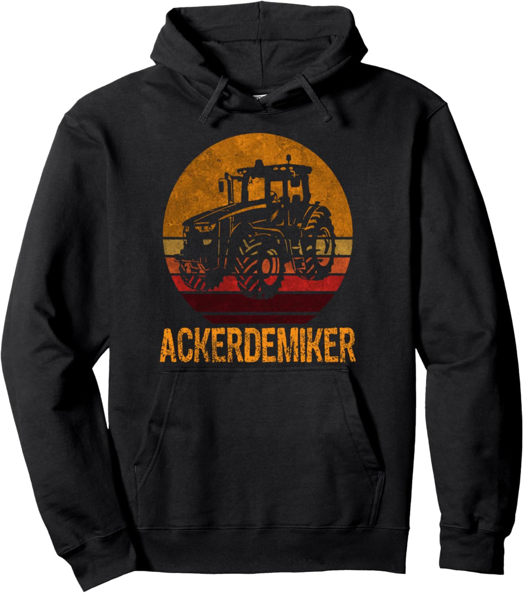 Landwirt Geschenk Bauernkind Vintage Retro Ackerdemiker Pullover Hoodie