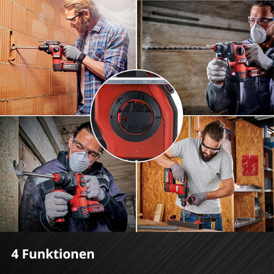 Einhell Akku-Bohrhammer HEROCCO 18/20 Power X-Change (Li-Ion, Bohren/Hammerbohren/Meisseln mit/ohne