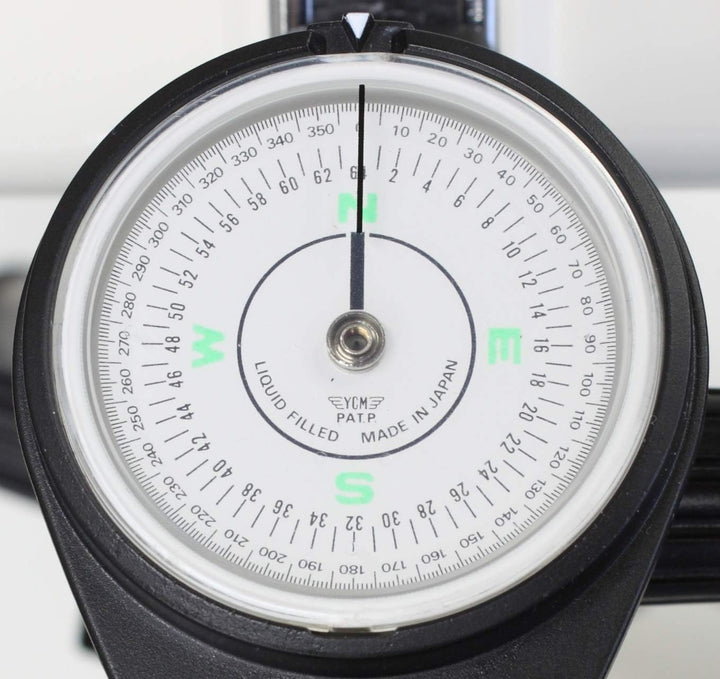 Vixen Polar Mount Meter: Kunststoff, QPL, Leuchtet im Dunkeln, Wasserwaage, Höhen Skala, Kompass, As