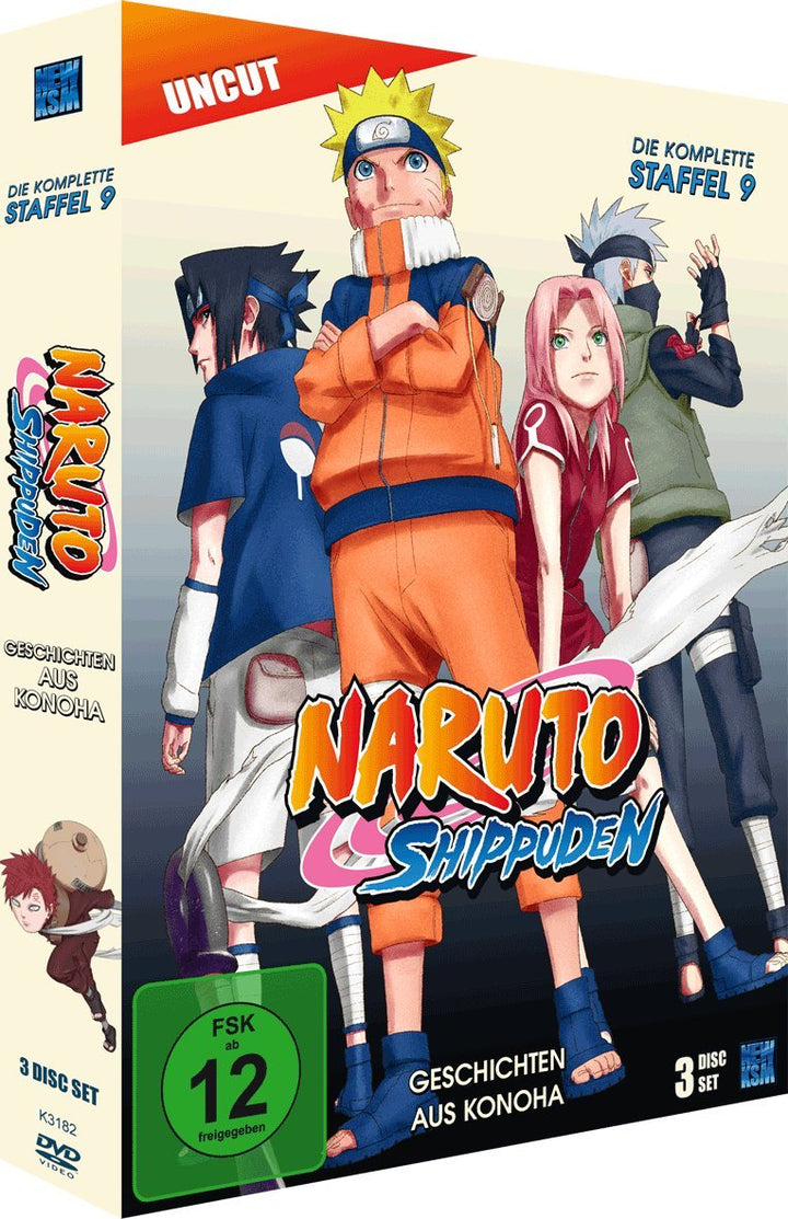 Naruto Shippuden, Staffel 9: Geschichten aus Konoha (Episoden 396-416, uncut) [3 DVDs]