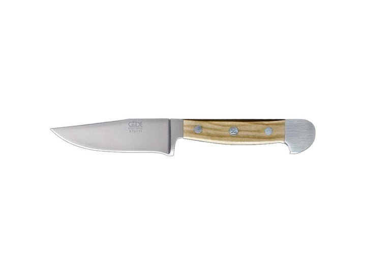 Güde Jagdnicker, geschmiedet, Serie Alpha, Doppelkropf, Griff Olive