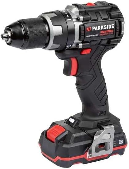 Parkside PARKSIDE PERFORMANCE Akkubohrschrauber 20 V PABSP 20 Li C3 Bruschless Motor mit Akku und La