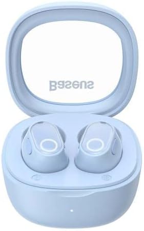Baseus Earphone Bluetooth Bowie WM02 TWS, BT 5.3, Rapid Charge Technology, 60ms Latency Blue (NGTW18