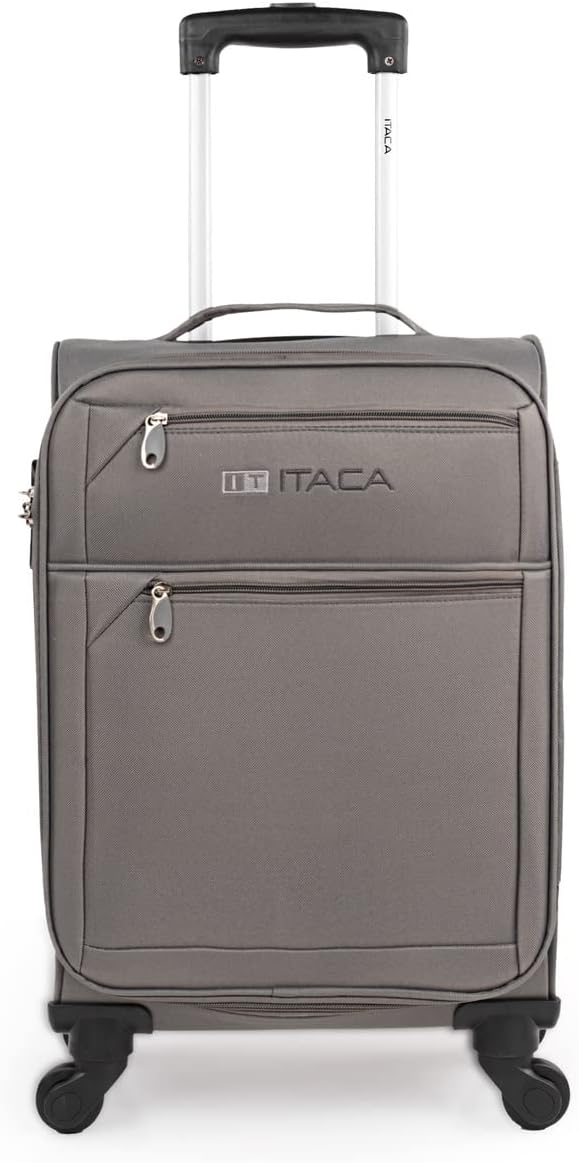 ITACA - 3er Kofferset Erweiterbar 54/67/78 cm Eva-Polyester. 4 Rollen. Steif, widerstandsfähig und l