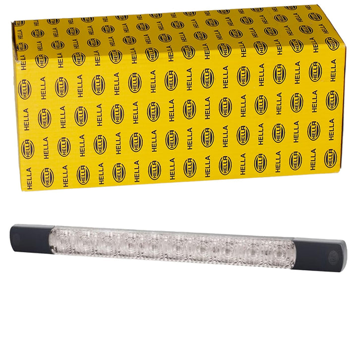 HELLA - Blinkleuchte - Strip Lamp - LED - 24V - Anbau/geschraubt - Lichtscheibenfarbe: glasklar - Ka