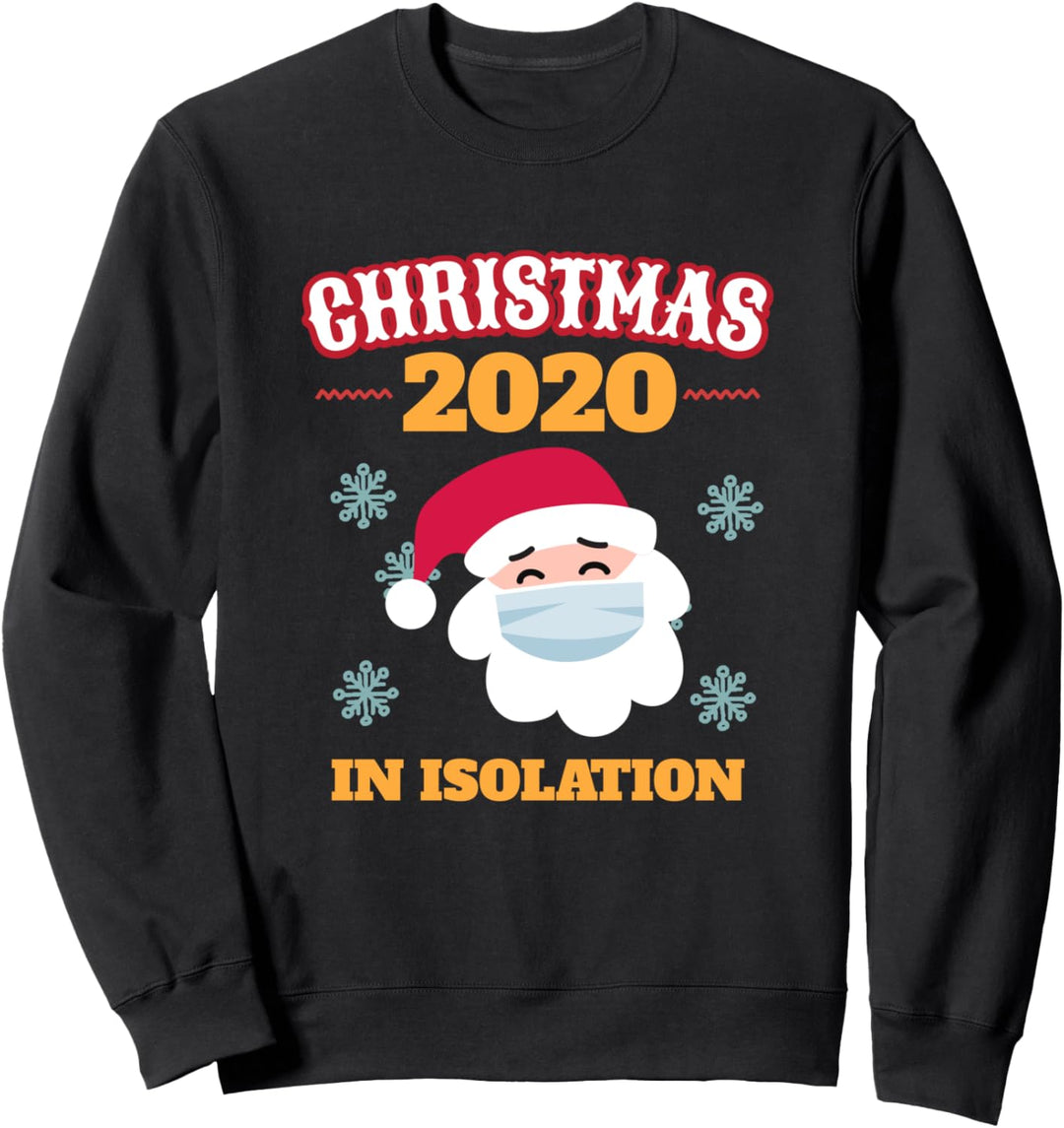 2020 Weihnachtsmann mit Mundschutzi Sweatshirt