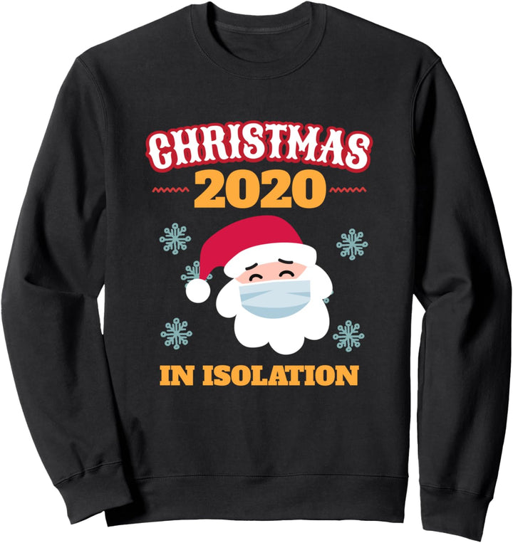 2020 Weihnachtsmann mit Mundschutzi Sweatshirt