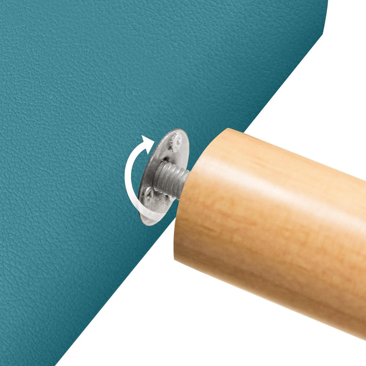 DHOME Kopfteil aus Kunstleder oder Stoff AQUALINE Pro Kopfteil Polsterkopfteil Luxusbett (Kunstleder