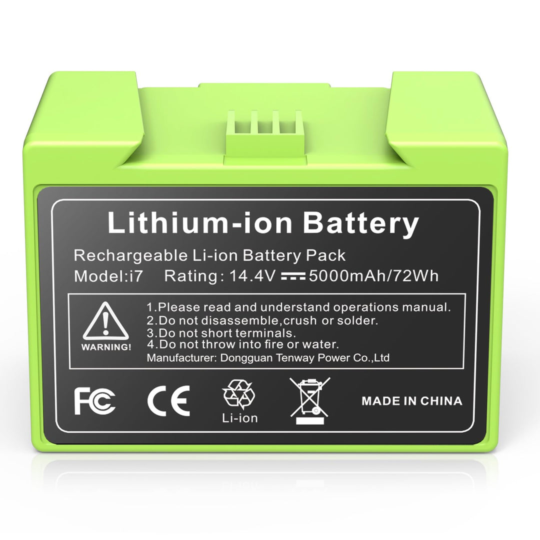 4000mah i7 Akku-Ersatz für iRobot Roomba i3 i3+ i4 i4+ i7 i7+ E5 E6 Serie i3 3150 i3+ 3550 e5 5150 e
