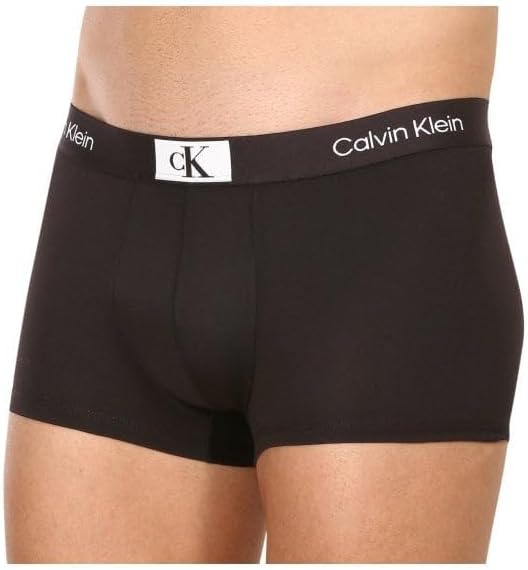Calvin Klein Herren 3er Pack Boxershorts Low Rise Trunks Baumwolle mit Stretch L Black, Authentic Gr