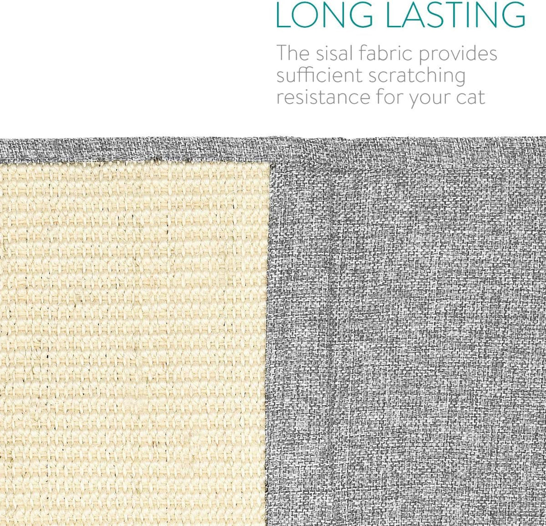 Navaris Katzen Kratzmatte Kratzschutz Sofa Links - Sisal Kratzteppich für Katze - Couch Katzenkratzm