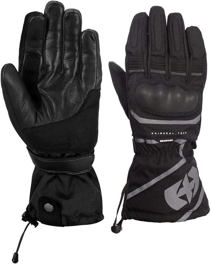 Oxford Montreal Winter Motorradhandschuhe Schwarz S, Schwarz S