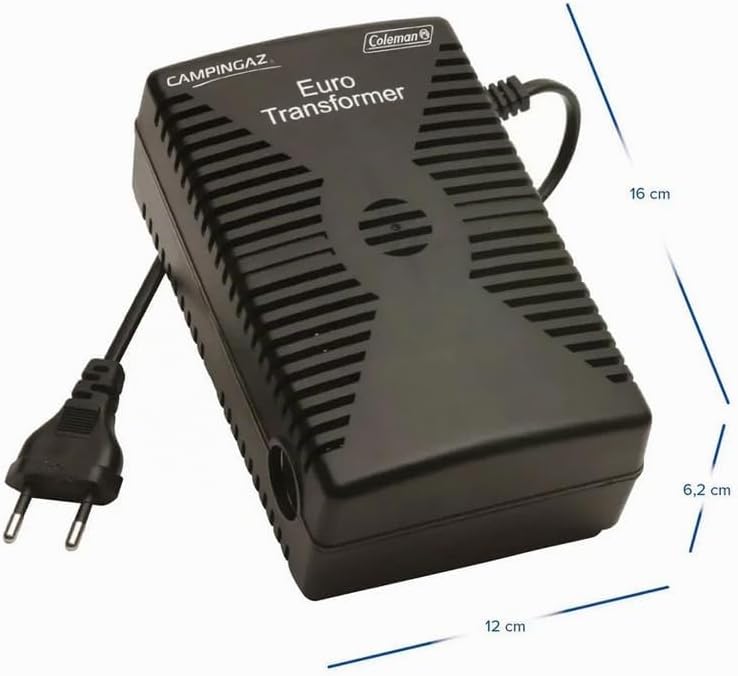 Campingaz 203164 Transformator für Thermoelektrische Kühlboxen 230V/12V (15,5 x 10 x 6,5 cm)
