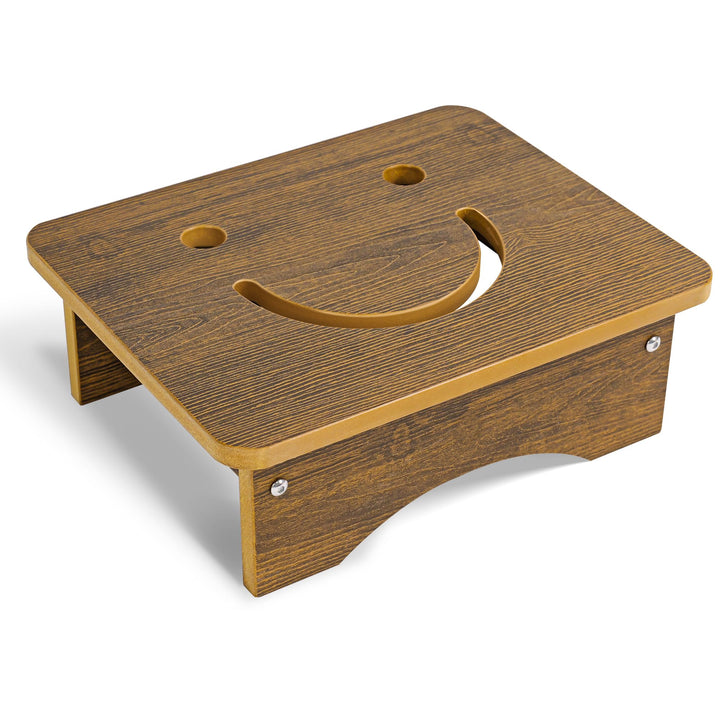 Rutschfester Tritthocker mit Gummifüssen für Senioren und Kinder, 40 × 32 × 14 cm, robuste Stufe mit