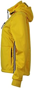 James+Nicholson Ladies Softshelljacke maritim JN1077 M,Sun Yellow/Navy/White