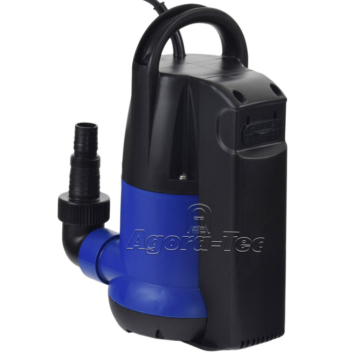 Agora-Tec® at- Tauchpumpe Clear Water 250 mit integrierten Schwimmerschalter und max: 0,6 bar und ma