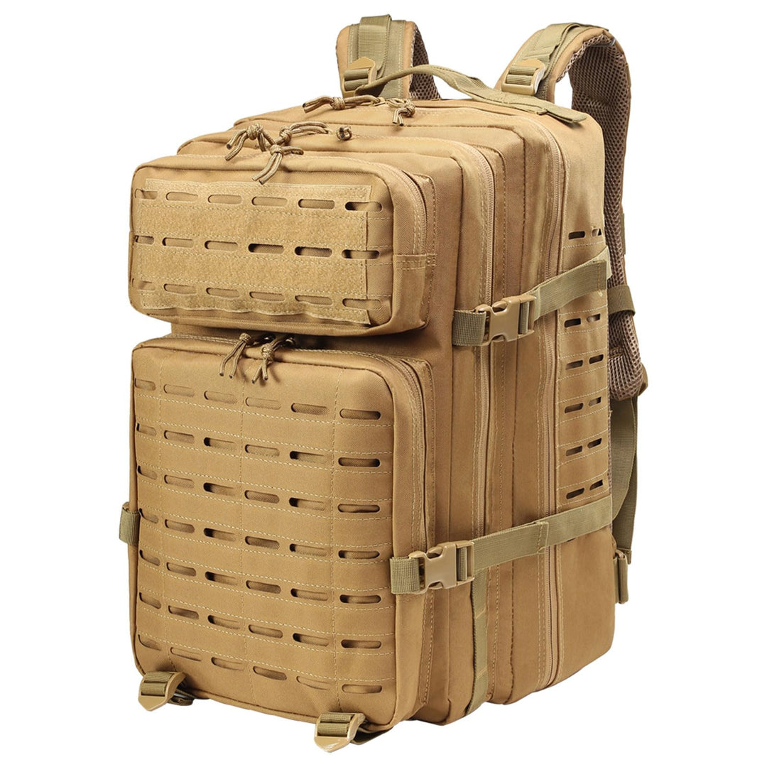 SHANNA Trekkingrucksack, Wanderrucksäcke Militärrucksack 45L Armee Rucksack MOLLE Assault Pack Takti