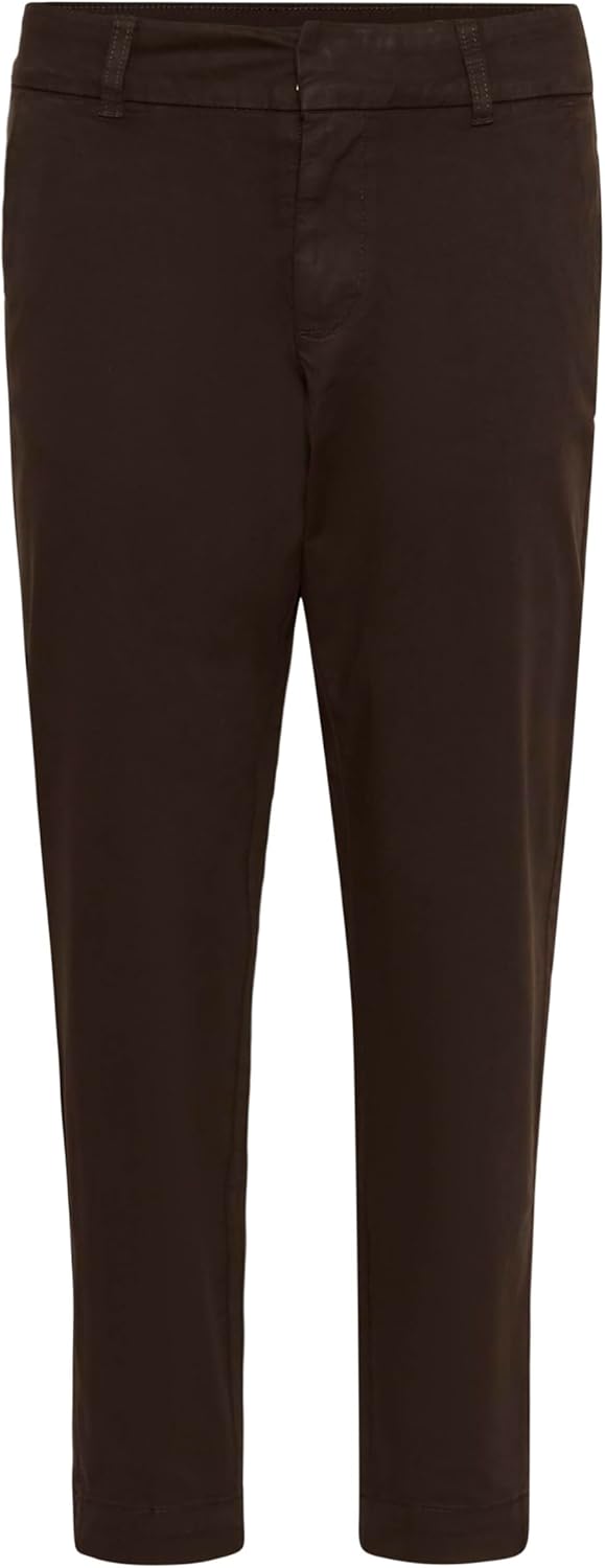 KAFFE Hose KAmette Damen Hose Elegant Elastische Taille Casual Anzughose 44 Black Coffee, 44 Black C