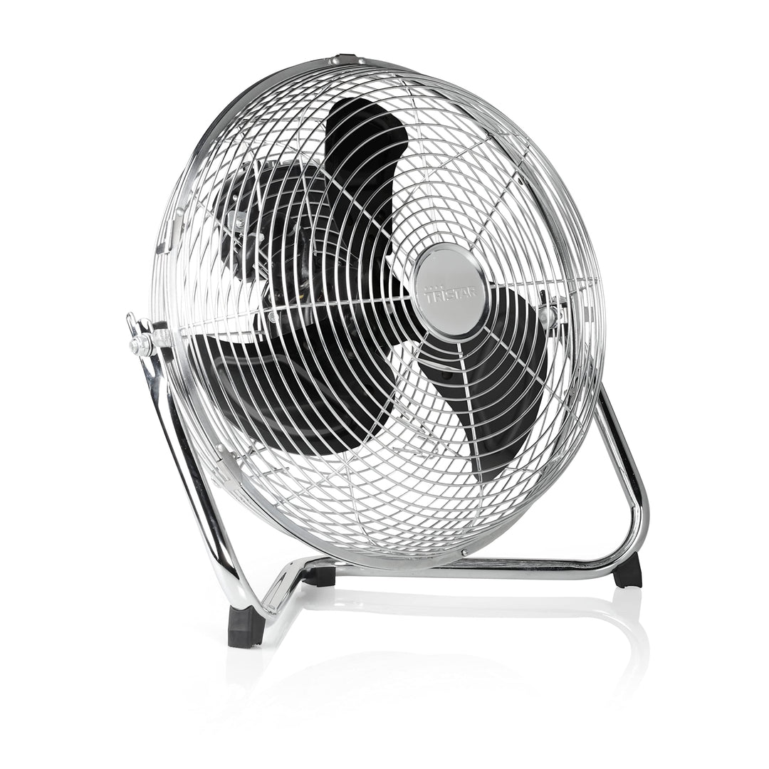 Tristar VE-5937 Bodenventilator – 36 cm – Metall, Edelstahl / Schwarz VE-5937 35 cm, VE-5937 35 cm