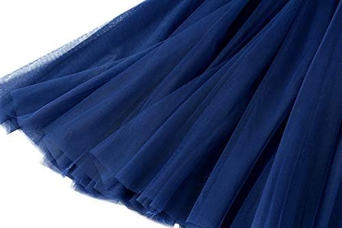 Damen Rock Sommer Langer Tüllrock A-Linie Faltenrock Knöchellang Hoher Bund Schick Maxirock Elastisc