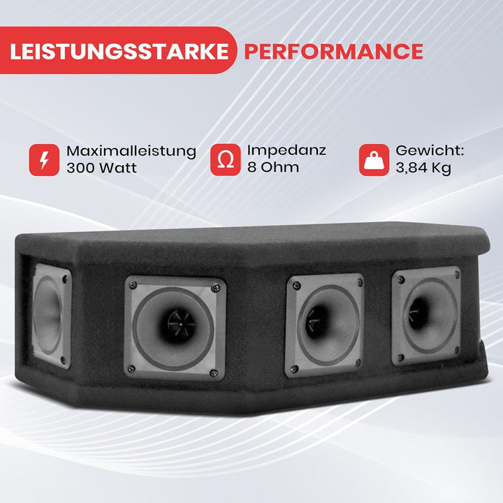 PylePro 300 Watt DJ Lautsprecher Boxen, Party Lautsprecher Passiv Robuste PA Box als Musikanlage 6-W