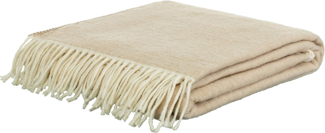 Sansibar Wohndecke mit Fransen Jacquard Scotch Decke Tagesdecke Überwurf 150x200 cm (ca.150x200 cm,