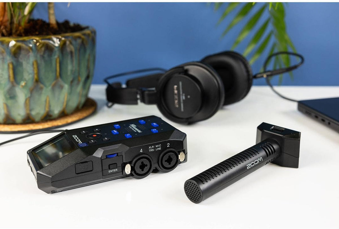 Zoom SSH-6e Stereo Shotgun Mikrofonkapsel für H6essential Handy Recorder – Richtmikrofon für Film, V