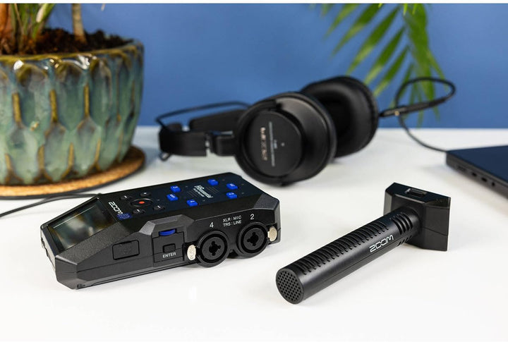 Zoom SSH-6e Stereo Shotgun Mikrofonkapsel für H6essential Handy Recorder – Richtmikrofon für Film, V
