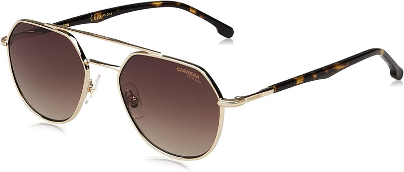 Carrera Unisex Sunglasses 53 06j/Ha Gold Havana, 53 06j/Ha Gold Havana