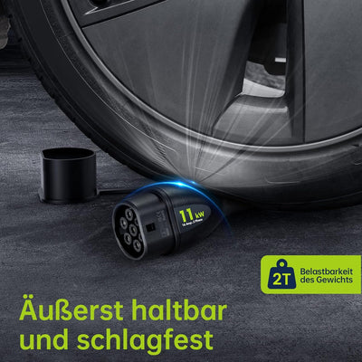 SYNCWIRE Typ 2 Ladekabel 11kW 8m 16A 3 Phasig, Mode 3 EV Ladekabel Typ 2 auf Typ 2 für EV & PHEV für