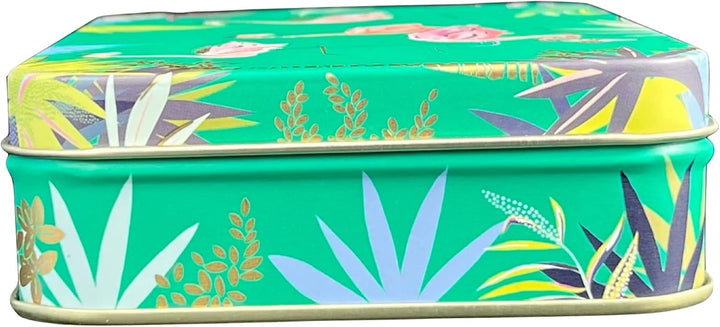 Geschenkdose Design Sara Miller - Liebevoll gestaltete rechteckige Bonbondose - Motiv Flamingo - Bon