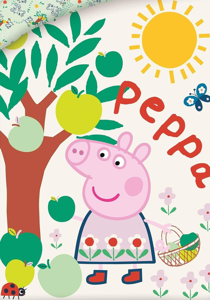 Halantex Peppa Pig Babybettwäsche Kinderbettwäsche 140x200 + 70x90 cm Peppa Wutz