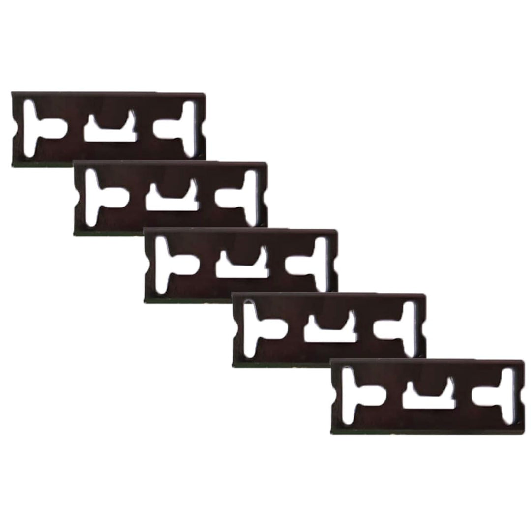 RALI Pack mit 5 Stück 30mm Chrom Hobelmesser Ersatz für RALI G30, G03, B30 und Taschenhobel | Umkehr