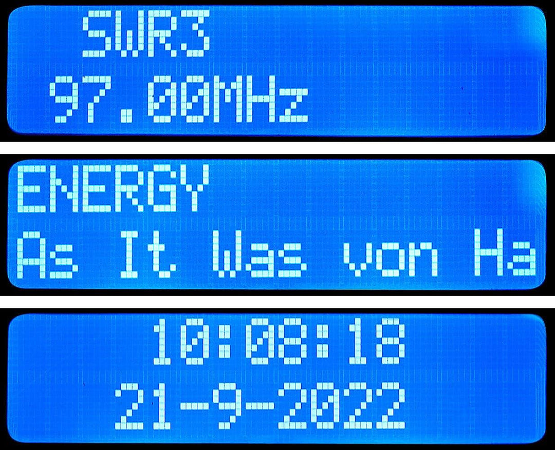 VR-Radio Digitalradio: Unterbau-Küchenradio DAB+/UKW, RDS, Wecker, Timer, LCD-Display, AUX (Unterbau