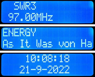 VR-Radio Unterbauradio: Unterbau-Küchenradio DAB+/UKW, RDS, Wecker, Timer, LCD-Display, AUX (Unterba