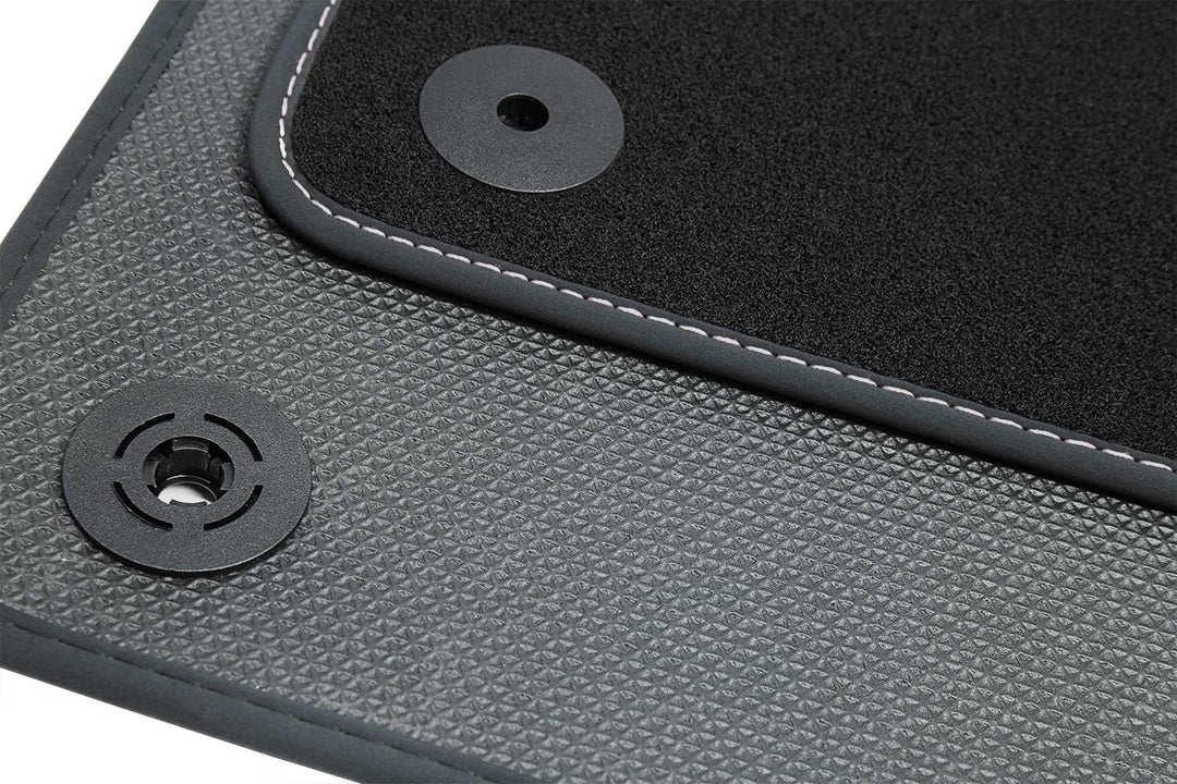 teileplus24 BGF446 Ganzjahres-Fussmatten kompatibel mit Seat Leon 3 5F 5-Türer ST Kombi 2012-2020 Wa