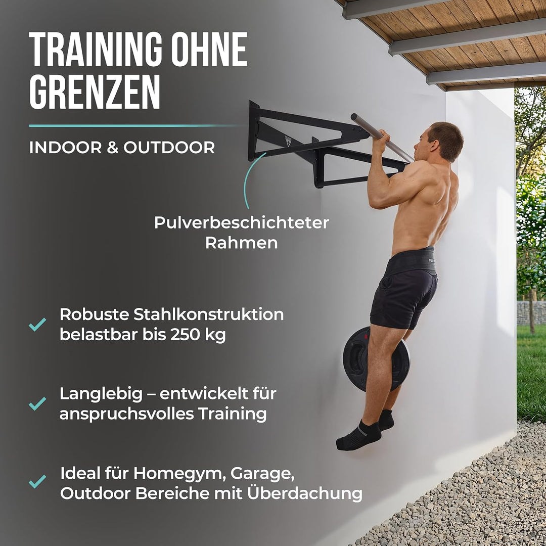 PULLUP &amp; DIP - Muscle Up Bar Klimmzugstange Wand für Outdoor Indoor | Calisthenics | Klimmzugstange