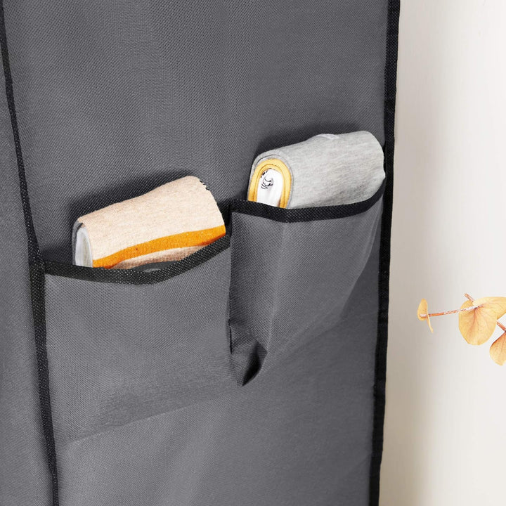 SONGMICS Schuhregal, 10 Etagen, Schuhregal für den Eingangsbereich, 28 x 88 x 160 cm, mit Stoffbezug