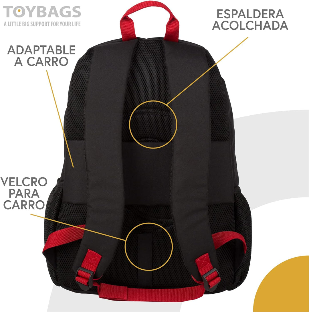 NARUTO Unisex – Erwachsene Cloud Mochila Rucksack, Mehrfarbig, One Size