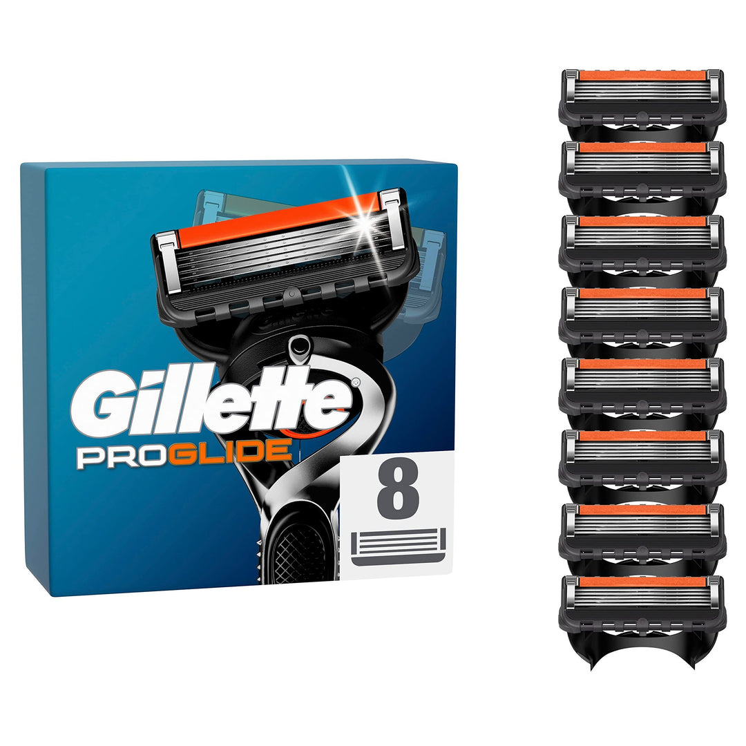 Gillette ProGlide Rasierklingen, 8 Ersatzklingen für Nassrasierer Herren mit 5-fach Klinge 8 Stück (