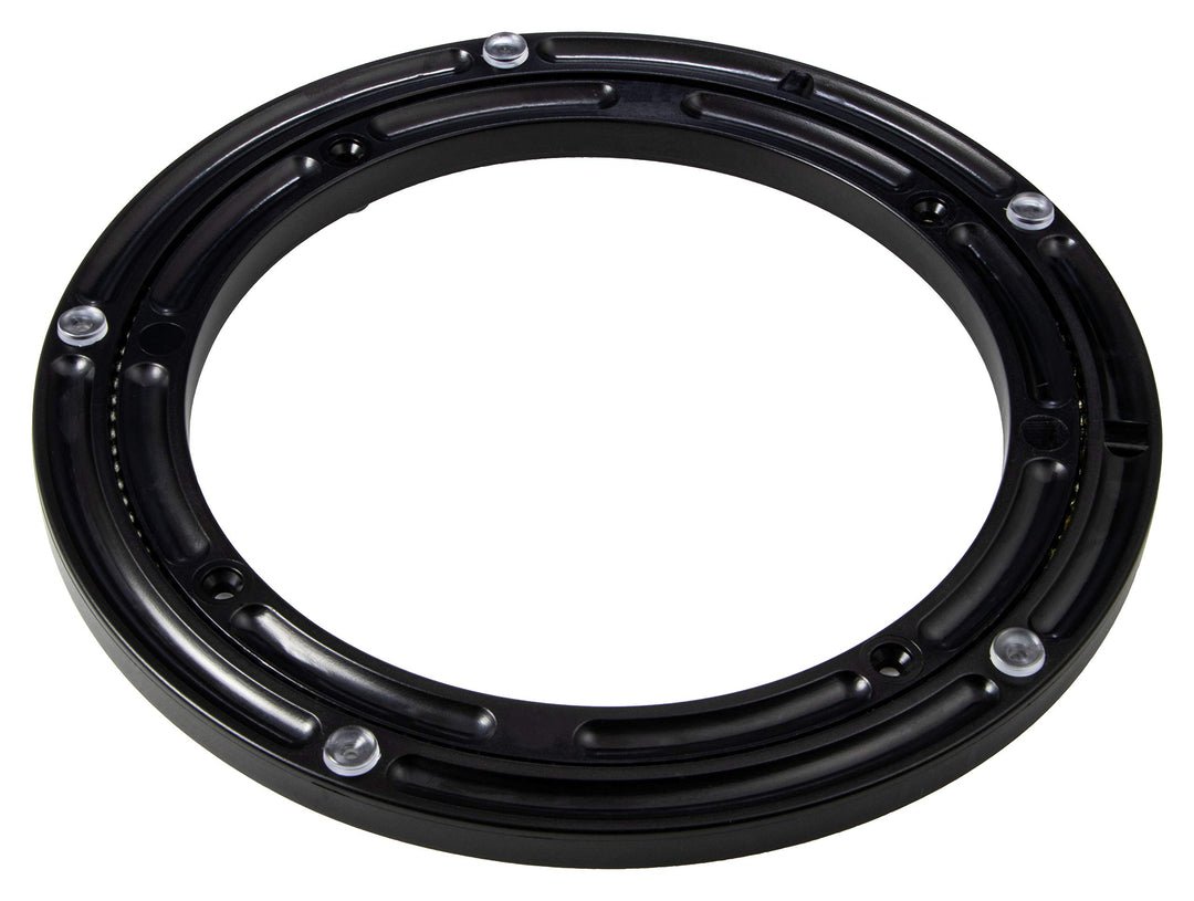 Gedotec Schwerlast-Drehbeschlag 360° Drehscheibe drehbar Ø 230 mm | Drehteller Kunststoff schwarz |