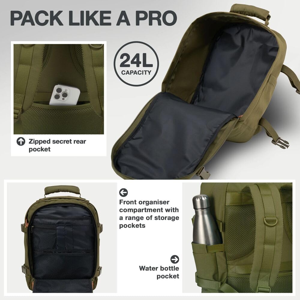 Cabin Max Metz 24L Handgepäck Tasche 40x30x20 cm – Bordgepäck für Ryanair, Wizz Air, EasyJet, Eurowi
