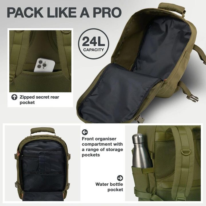 Cabin Max Metz 24L Handgepäck Tasche 40x30x20 cm – Bordgepäck für Ryanair, Wizz Air, EasyJet, Eurowi