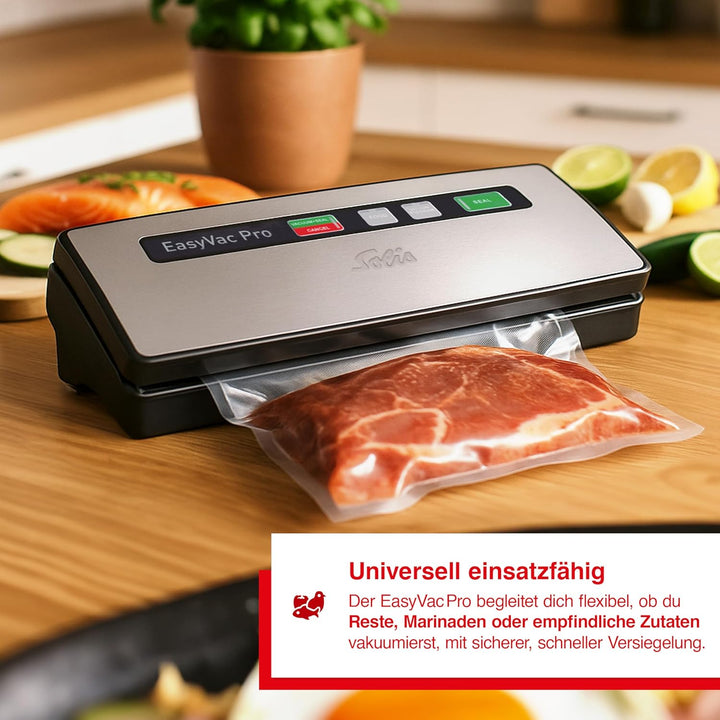 Solis Vac Pro 569 Vakuumiergerät - Folienschweissgerät für Lebensmittel - Vakumierergerät für trocke