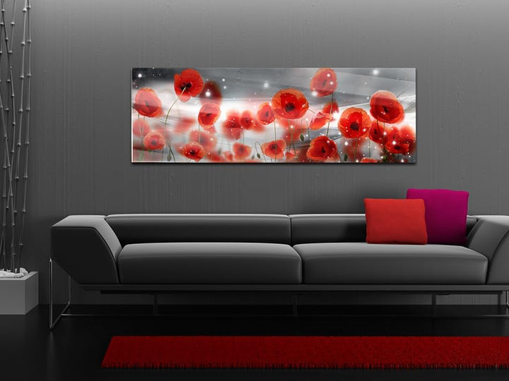 murando Acrylglasbild Blumen 120x40 cm 1 Teile Wandbild auf Acryl Glas Bilder Kunstdruck Moderne Wan