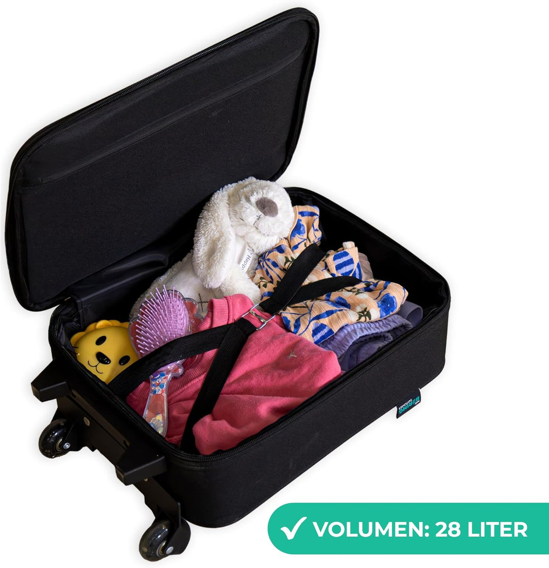 NoBoringSuitcases.com® Kinderkoffer Klein Personalisiert mit Name 48x31x19 cm Reisekoffer Kleiner Ki
